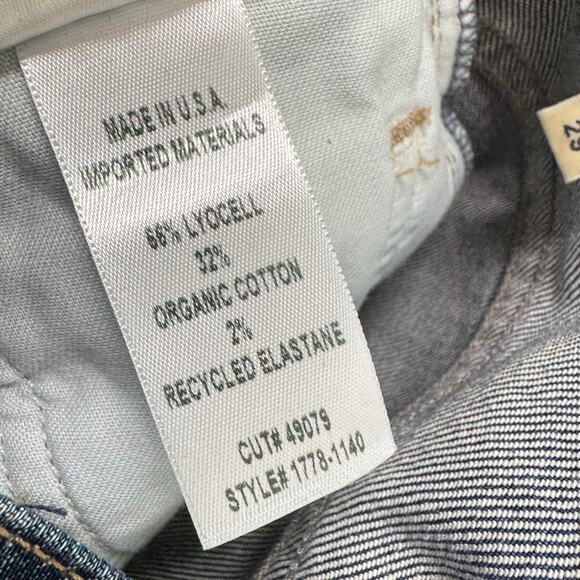 Citizens of Humanity Womens Blue High Rise Ankle Cotton Blend Slim Jeans Size 29 - Picture 10 of 11